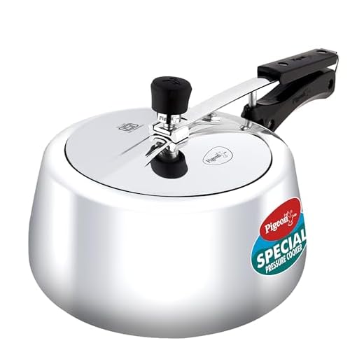 Pigeon by Stovekraft 2 Litre Special Plus Aluminium Inner Lid Induction Base Pressure Cooker (Silver) BIS Certified