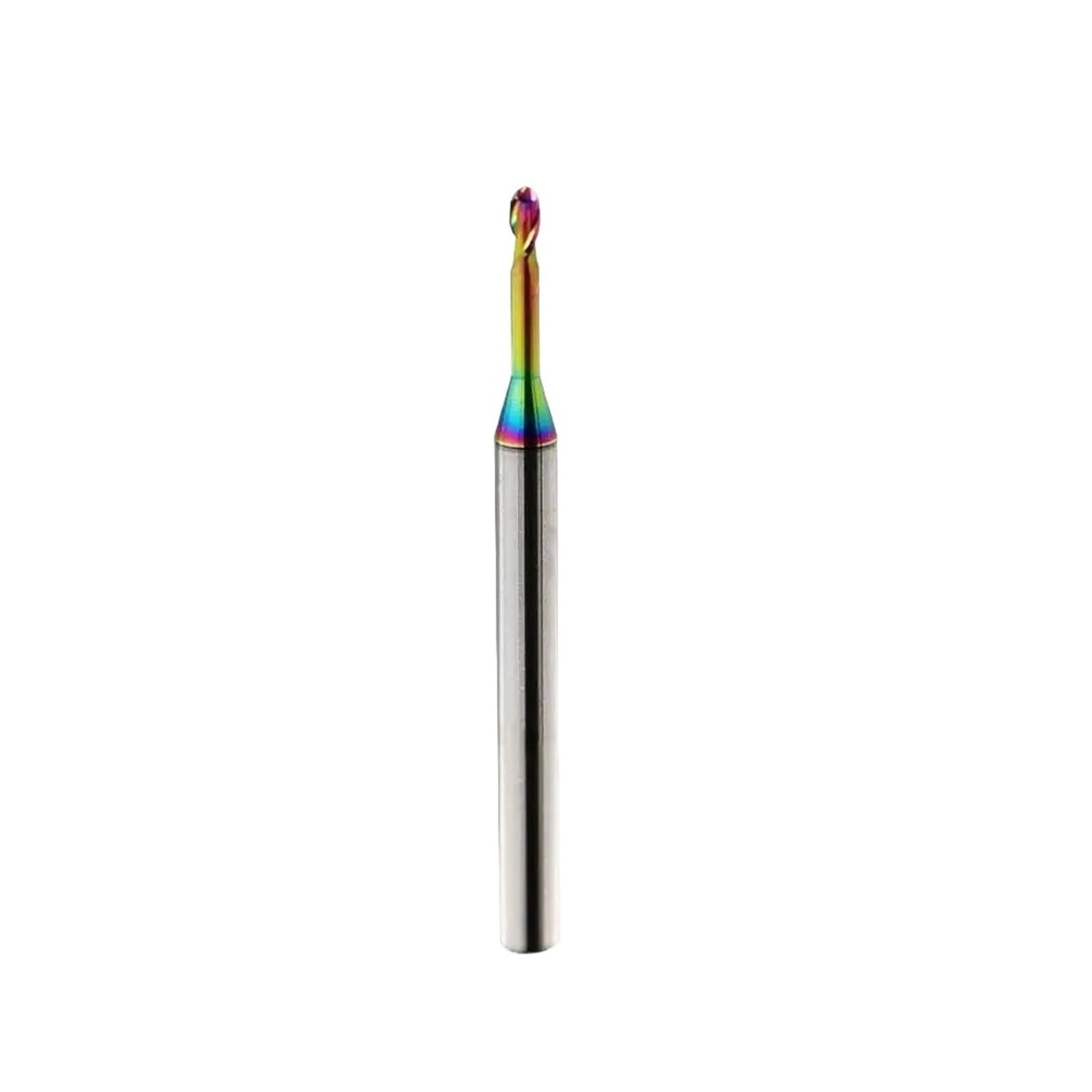 Fresa de bola HRC55 de carburo sólido para mecanizado industrial de madera y CNC