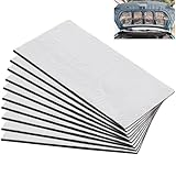 10 Pcs Sound Deadening Mat Car Sound Proofing 25 cm x 18 cm x 4 mm Van Insulation Campervan Insulation Self-Adhesive Sound Deadener Mat for Car Hood Door Trunk Floor and Ceiling