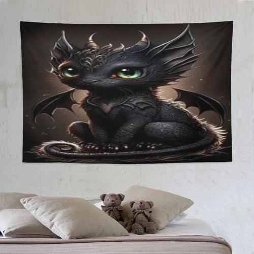 Serviettes murales ptérosaure PAZZK drap de lit polyester chambre adulte