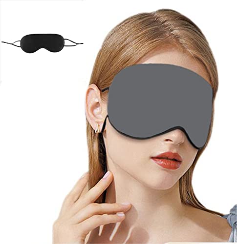 JCZANXI-Silk-Eye-Mask-Cooling-Sleep-Mask-with-Elastic-Ear-Loops-Double-Sided-Use-Sleeping-Eye-Mask-for-Men-Women-Adjustable-Straps-Soft-Cool-Eye-Cover-Blackout-Eye-Mask-1pc