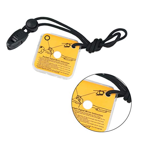 Espelho De Sobrevivência Espelho De Sinal De Sobrevivência Acessórios Ao Ar Livre Refletores De Ferr