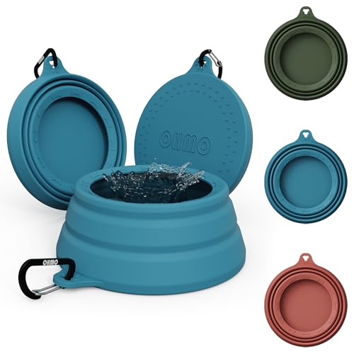 OHMO Collapsible Dog Water Bowl 24oz for Travel & Cars