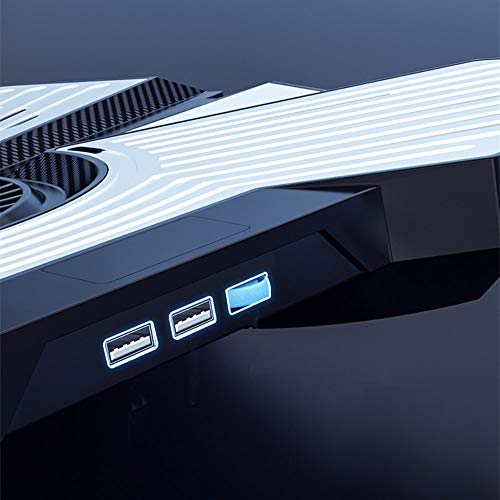 Base refrigerante para notebook con 5 ventiladores miniatura 6