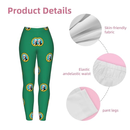Leggings de compresión fatiga mallas suaves Washington mujer 6