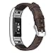 SKYLET For Fitbit Charge 2 Bands, Retro Replacement Genuine Leather Strap for Fitbit Charge 2 Wristbands (No Tracker)