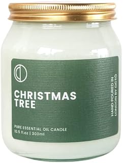 OCTŌ Candle ' Christmas Tree ' | Essential Oil Candle | Long Burning 100% Natural Candle up to 60 Hours | Perfect Gifts for Christmas