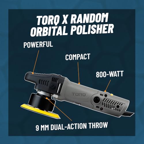 Chemical Guys BUF503 TORQX Random Orbital Polisher (Safe for Cars, Trucks, SUVs, & More) 700W, Orbit 8mm, 4.7 lb - image 4