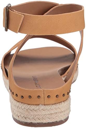 Lucky Brand Women's GLADAS Espadrille Wedge Sandal, Light Desert, 6.5 M US | Image 2