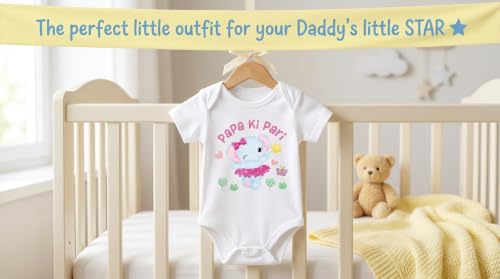 Image of Lillypupp Cotton Body Suit For New Born Baby Boy Girl Made To Express Love For Fathers /Daddies. Half Sleeves Romper Bodysuit Clothes For Infant Toddler Boys Girls.