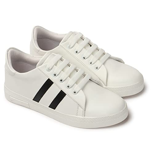 Image of ANTOX Introduce You A Regular Comfortable Striped Casuals for Women's /Ladies /Girl's Sneakers for Women