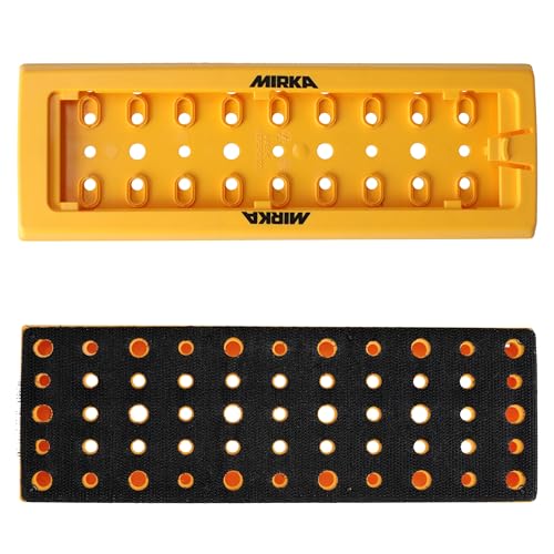 Patin de ponçage auto-agrippant 80x230mm pour travaux de détail et plafonds