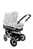 Altabebe (AL1500-14) Universal Insektenschutz - Mückennetz für Kinderwagen, Buggies, Reisebetten, Kinderbetten - optimaler Schutz gegen Stechmücken - feines Netzgewebe, reißfest - Farbe: weiß