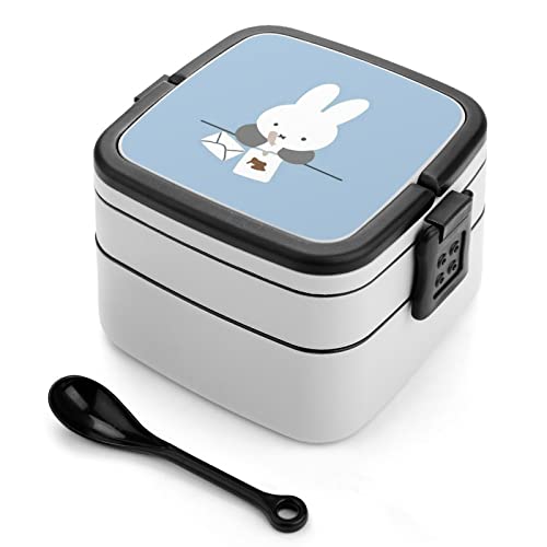 ミッフィー 保温弁当箱 保存容器 べんとう箱 食器洗い機可 オーブン可 冷凍可 仕切り シールリング付き 漏れ防止 ユニークな通気設計 大容量 遠足 2段 保冷バック付き 弁当箱 子供用 軽量 通勤 通学 女性 男性