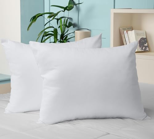 Utopia Bedding 2er Set Kissenfüllung 50 x 70 cm, Innenkissen Füllkissen Kopfkissen Sofakissen (Weiß)