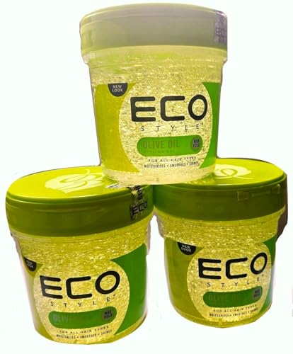 3 gel per capelli Eco Styler Olive Oil Styling Gel – 473 ml (totale – 1,42 l)