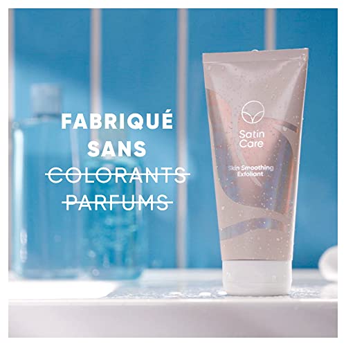 Gillette Venus Satin Care Peeling für die Vorrasur für Haut und Schamhaar, zur Verwendung während oder zwischen den Tagen der Haarentfernung der Intimpartien, sanfte Formel ohne Duft