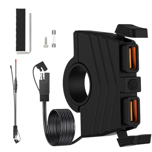 Chargeur USB de moto pour ne plus perdre votre GPS et charger votre smartphone sur le guidon