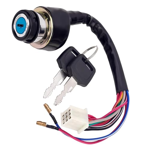 Bobina de encendido para Suzuki AX100, llaves e interruptor de moto de 125cc a 300cc 4
