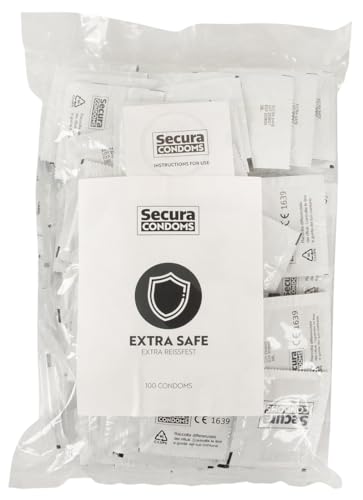 Préservatifs Secura Extra Safe transparents 18 cm pour des rapports protégés sans stress à deux
