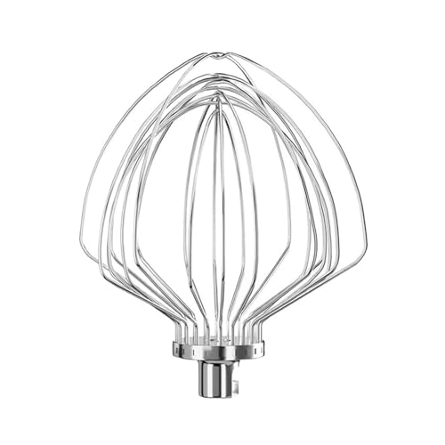 Batidor De Varillas De Acero Inoxidable B47B-KN211WW De 11 Piezas, Compatible Con KitchenAid, Batidora De 7 Cuartos Con Tazón Elevador, Repuesto For Batidor De Huevos.