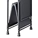 Black, Dark Bronze Hand-Brushed Finish Console Table