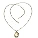 Produktbild Guess Damen-Halskette Goldfarben Anhänger mit Champagnerfarbenen Schmuckstein 90cm UBN80115