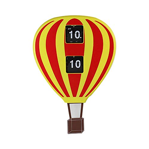 Horloge de décoration murale originale avec panier basculant idée cadeau coloré