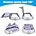 Amarine Made 14.44 in x 7.75 in Porthole Window, Anodized Aluminum Boat Window, Marine Porthole Window with 10mm Thick Acrylic Lid, Boat Portlight, Boat Skylights Window for Boat/Yacht/RV, Silver