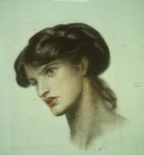 Cuadro en lienzo para decorar despachos, cuadro Rossetti de 60x90cm
