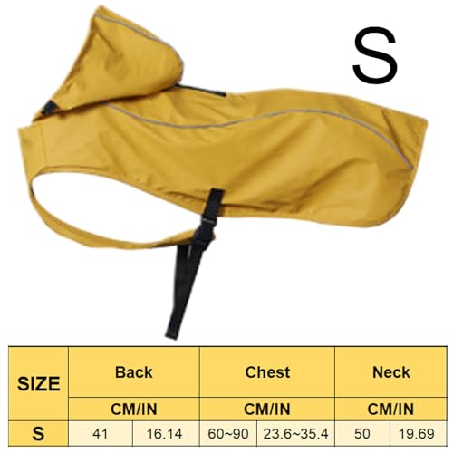 Veste de pluie pour chiens imperméable à capuche ajustable réfléchissante - 6