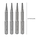 Suiwotin 4pcs Nail Setter Punch, 1/32 1/16 3/32 1/8 Inch Center Punch Set, Nail Punch Kit Nail Driver Tool