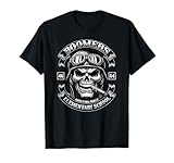 Cadeaux d'anniversaire drôles pour baby-boomers avec un design rétro tête de mort biker. Pour votre vieille maman Boomer ou vieux papa Boomer: