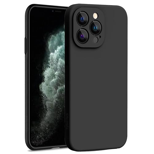 Cyber-Tech Case For iPhone 11 Pro Max Silicone Soft Ultra Slim Case Phone Back Case Thin Cover Lightweight Anti-Scratch Compatible with iPhone 11 Pro Max 6.5-inch (Black)