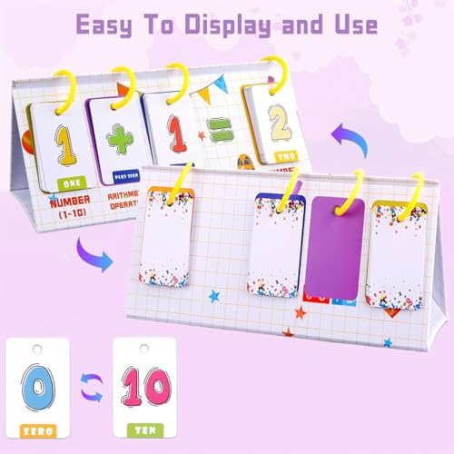 Image of PATPAT English Flash Cards Preschool Phonics CVC Words Numbers Double-Sided