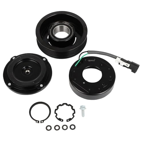 cciyu AC Compressor Clutch Fit for Ford Police Interceptor Sedan for Lincoln MKS MKT MKZ Continental 3.7L 2013-2019 Replaces A/C Clutch for Car 6 Grooves