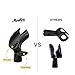 Moukey MMs-1 Microphone Arm, Upgraded Mic Arm Microphone Stand Boom Suspension Stand with Anti-Slip Clip For Blue Yeti Snowball Shure and Other Microphones