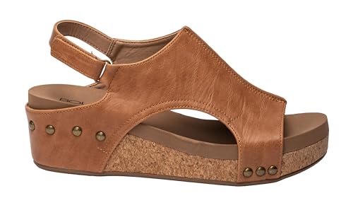 Image of Corkys Footwear Volta Wedge - Chic Elegance Meets All-Year Comfort with a 2-Inch Cork Heel and Marshmallow Insole for Stylish Everyday Wear and All-Day Comfort