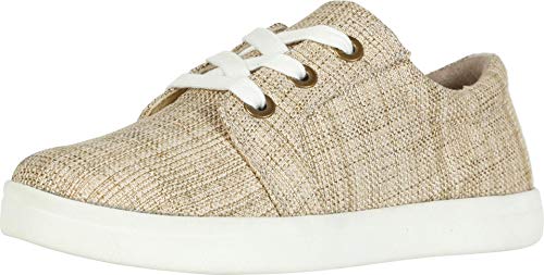 Drew Women's Ruby Barefoot Freedom Fashion Sneaker with Arch Support Natural/Fabric 5.5 WW US
