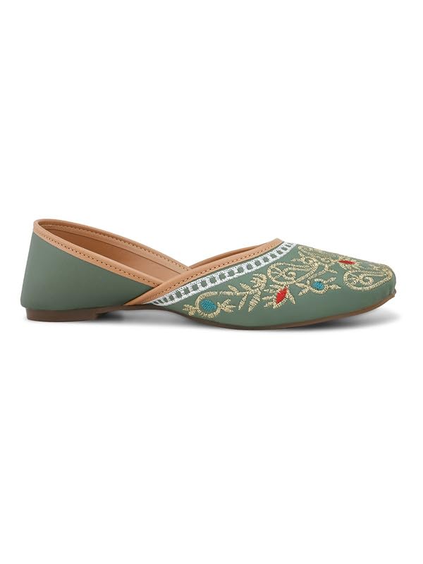 Image of XE Looks Flat Comfortable, Trend & Fancy Punjabi Jutti For Women & Girls
