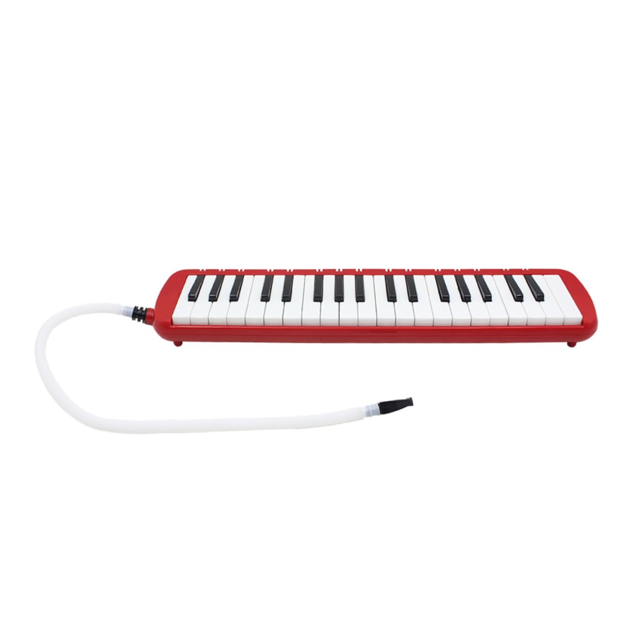 Gatuida Mélodica Touches avec Sac de Transport pour Débutants Instrument de Musique et Pratique Rouge