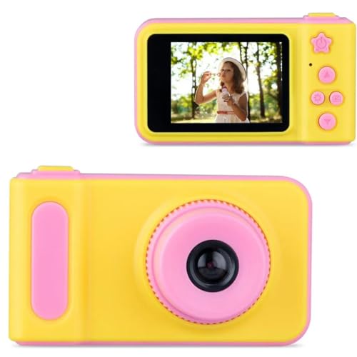 Mini Câmera Tirar foto Digital Filmadora Infantil Para Criança Portátil - ROSA
