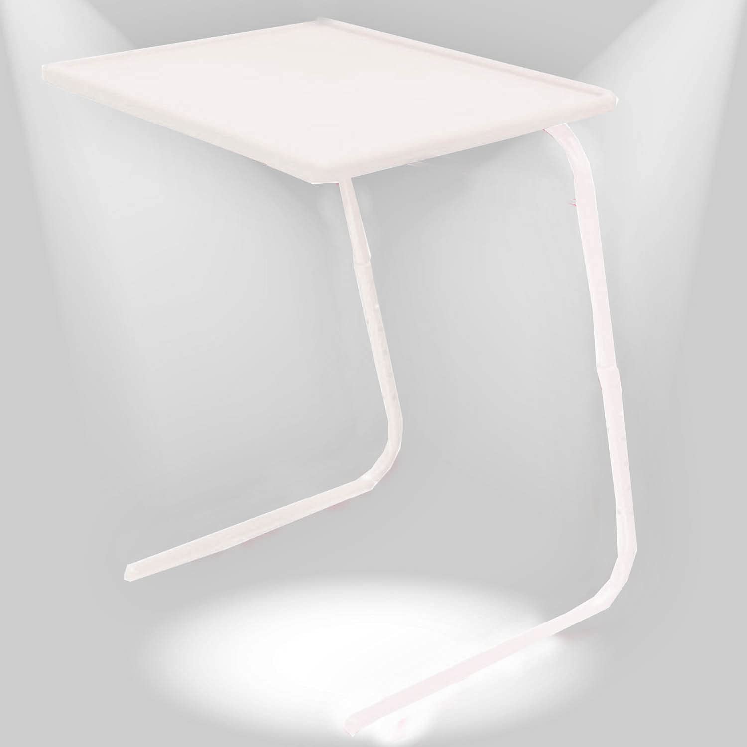 Table PRO MEX by Arovemic Portable Adjustable Tray Table 6 Height 3 Angle Desk Laptop Eating Working Gaming Dorm Home Bed Couch TV Bed Small Convenient Durable Table