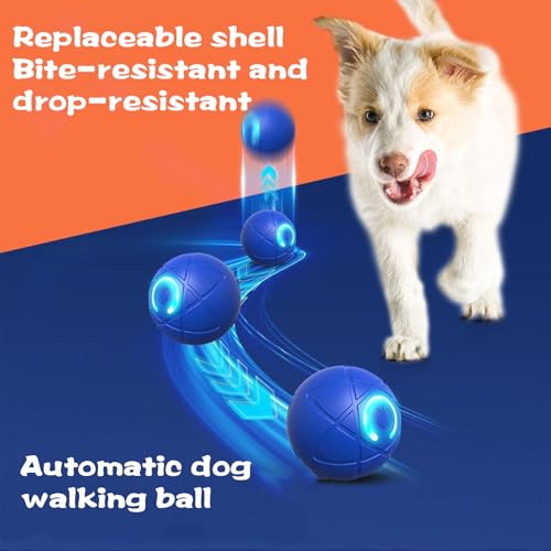 2PCS Shaky Ball Toy for Dogs,Pet Bounce Ball,Vibrating Dog Ball for Dogs, Automatic Moving Dog Toy Ball - Image 3