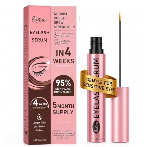 Image of Lash Serum for Eyelash Growth: Premium Eyelash Growth Serum with Advanced Formula to Boost Longer Fuller and Thicker Lashes and Eyebrows - Gentle & Vegan for Sensitive Eyes