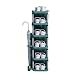 XMH Zapatero Multifuncional, Material Plástico, Zapatero con Zapatero De 6 Niveles, Estantes De Pie, Ideal para El Hogar, Pasillo, Baño, Cocina, Sala De Estar,Rosado