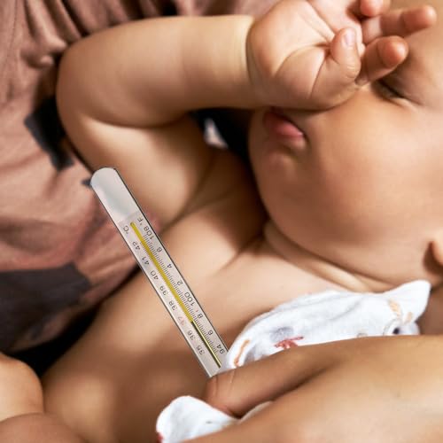 1pc glass oral temperature adult free clinic armpit fast reading fever indicatordouble scale