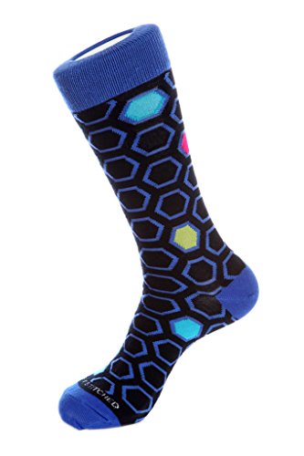 Men's Hexagon Size 8 to 12 Dark Blue Multi