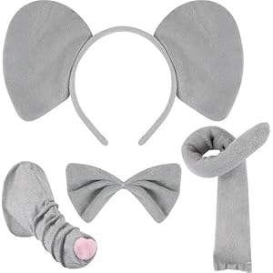 Kostüm Elefant für. Elefantenkostüme mit Diadem, Fliege und Schwanz. Kostüm. Tierkostüme mit Accessoires