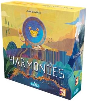 Galápagos Harmonies Jogo de Tabuleiro para 1 a 4 Jogadores | A Partir de 10 anos, Partidas de 30 a 45 Minutos, Jogo Estratégico de Paisagens, Colocação de Peças
